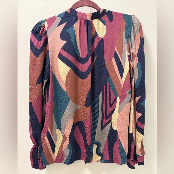 BA&SH Wim Top Long Preppy Blouse Size 2 NWT - Picture 7 of 13